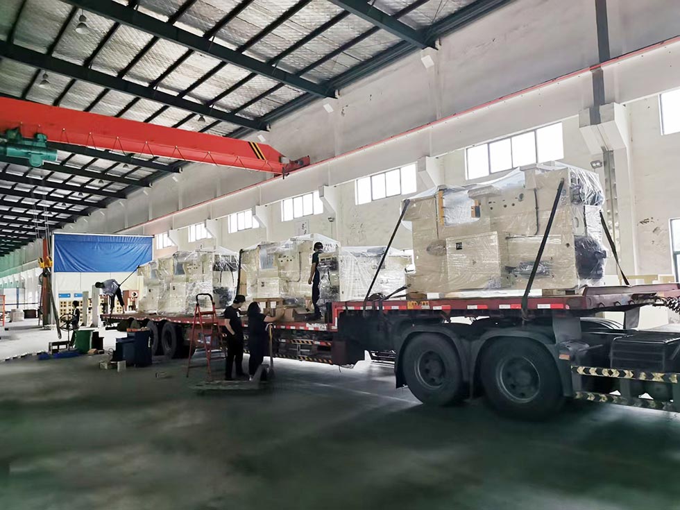 雨天不誤發(fā)貨，專(zhuān)車(chē)進(jìn)廠(chǎng)裝沖床